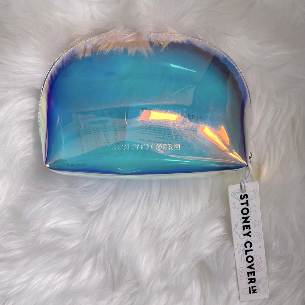 Stoney Clover Lane Iridescent Half Moon Pouch - NWT